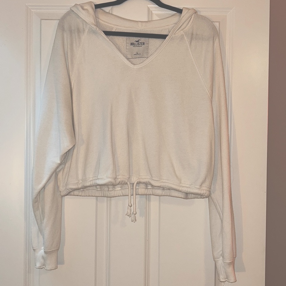 Hollister cropped hoodie